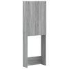 vidaXL Vessakaappi ARNHEM Harmaa Sonoma 66 x 25,5 x 190 cm
