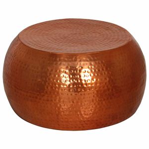 vidaXL Sohvap&ouml;yt&auml; messinki &Oslash;55x28 cm alumiini