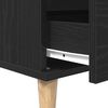 vidaXL Sivupöytä Musta tammi. 60 x 35 x 70 cm Tekninen puu