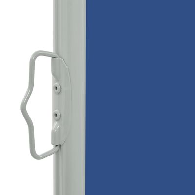 vidaXL Sisäänvedettävä terassin sivumarkiisi 140 x 300 cm sininen