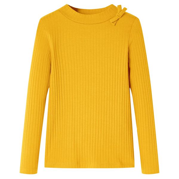 Lasten pitk&auml;hihainen T-paita okra 104