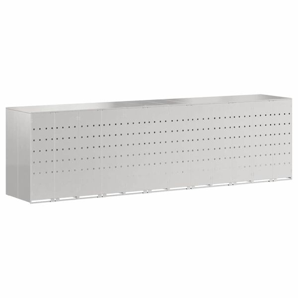 vidaXL Roskakuskin s&auml;ilytys 3:lle astiassa Hopea 340 x 77.5 x 115.5 cm