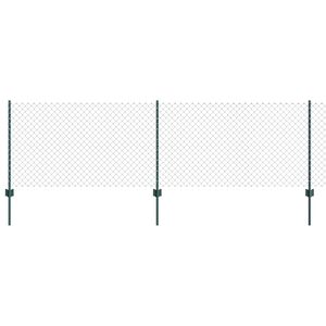 vidaXL Ulkoilma ketjuaidan postilla 10 x 0,8 m PVC-pinnoitettu ter&auml;s