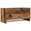 vidaXL Vaatekaappi vanhaa puuta 70x32,5x35 cm lastulevy