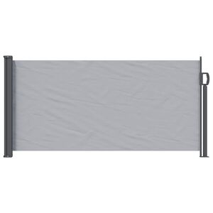 vidaXL K&auml;yt&auml;v&auml;verho 300 x 100 cm Polyesteri Suorakaide Harmaa