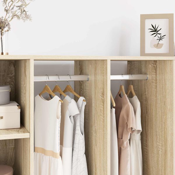 vidaXL Kaapintanko 2 pcs Hopea 764 x 15 x 29 mm Alumiiniseos