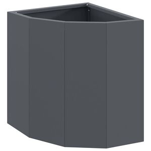 vidaXL Kulmapenkin Ruukku Antrasiitti 30 x 30 x 35 cm Ter&auml;s