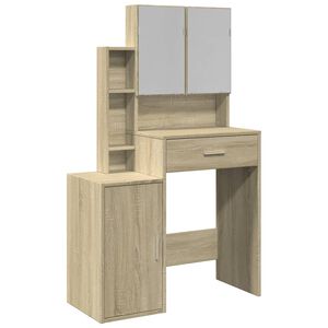 VidaXL Peilip&ouml;yt&auml; Sonoma-tammi 80x35x132 cm