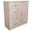 vidaXL Senkki lastulevy 79x35x88 cm Tammi