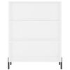 vidaXL Kaappi valkoinen 69,5x32,5x180 cm tekninen puu