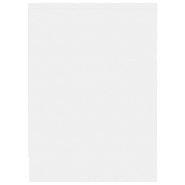 vidaXL TV-taso valkoinen 102x37,5x52,5 cm tekninen puu