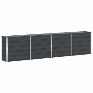 vidaXL Kukkalaatikko Antrasiitti 320 x 40 x 75 cm Ter&auml;s