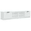 vidaXL TV-tasot 2 kpl valkoinen 80x35x36,5 cm tekninen puu