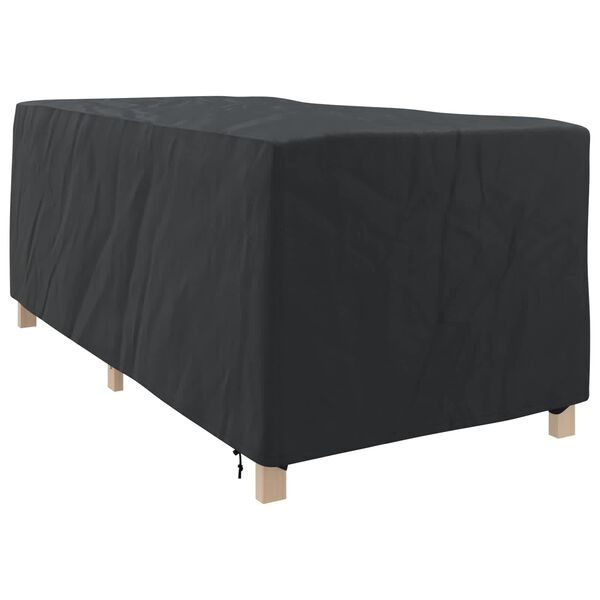 vidaXL Loungepeite Yksiv&auml;rinen Musta 205 x 100 x 70 cm kangas