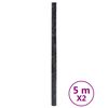 vidaXL Itsekiinnittyv&auml;t kalustetarrat marmori musta 90x500 cm PVC