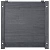 vidaXL Puutarhan kukkalaatikot 2 kpl harmaa 50x50x50 cm t&auml;ysi m&auml;nty