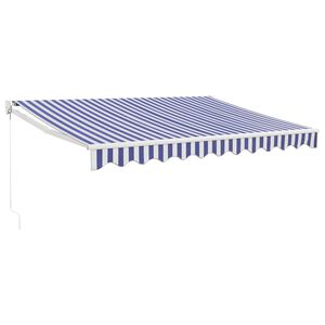 vidaXL K&auml;sik&auml;ytt&ouml;inen markiisi aurinkokenno-LED-valolla 2,5 x 2 m