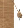 vidaXL Rullaverho verhoilla Ruskea 80 x 220 cm Bambu