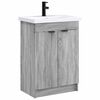 vidaXL Kylpyhuonekalustesetti Harmaa Sonoma 78,5 x 37,5 x 81 cm