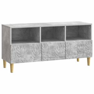 vidaXL TV-kaappi 102 x 34,5 x 50 cm Betoninharmaa Tekninen puu