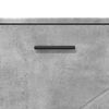 vidaXL Kylpyhuonekalustesetti laatikon kanssa 3 pcs Betoni Harmaa