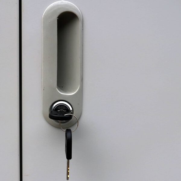 vidaXL Lokerokaappi Harmaa 45 x 90 x 180 cm