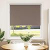 vidaXL Rullaverho Blackout kahvi 100x150 cm Kankaan leveys 95,7 cm