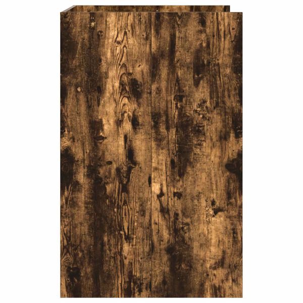 vidaXL Pyykinpesukonekaappi Savup&auml;hkin&auml; 67,5 x 62 x 97 cm Tekninen puu