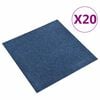 vidaXL Matto 20 pcs Tumma Sininen 50 x 50 cm 100% polypropeeni