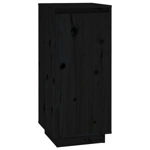 vidaXL Kenk&auml;kaappi musta 35x35x80 cm t&auml;ysi m&auml;nty