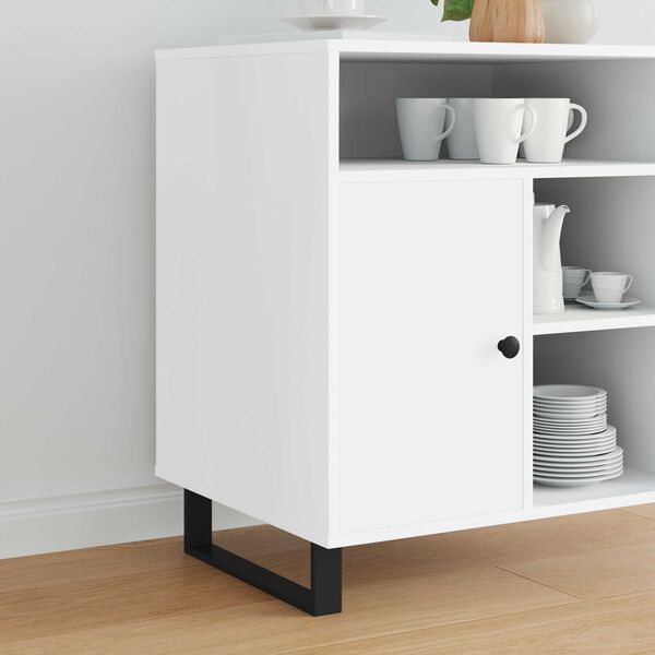 vidaXL Huonekalujalat 12 pcs Musta 376 x 40,5 x 100 mm Rauta