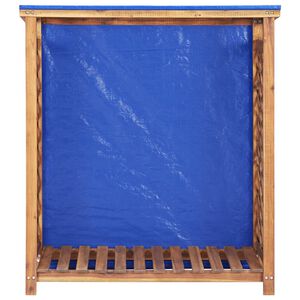 vidaXL Polttopuuvaja 105x38x115 cm t&auml;ysi akaasiapuu