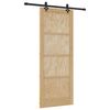 vidaXL Liukuovi ORKDAL Luonnollinen 83 x 211 cm T&auml;ysi m&auml;nty
