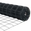 vidaXL Euroaita Harmaa 1 x 10 m PVC-pintainen rauta