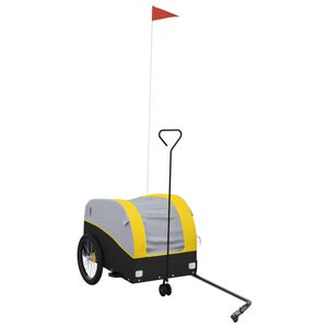vidaXL Polkupy&ouml;r&auml;n per&auml;k&auml;rry musta ja keltainen 30 kg rauta