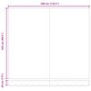 vidaXL Kelattava markiisi antrasiitti/valk. 3x2,5 m kangas/alumiini