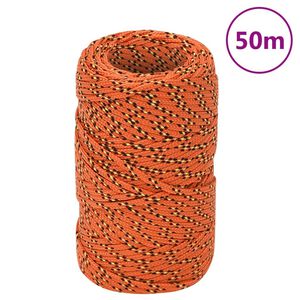 vidaXL Venek&ouml;ysi oranssi 2 mm 50 m polypropeeni