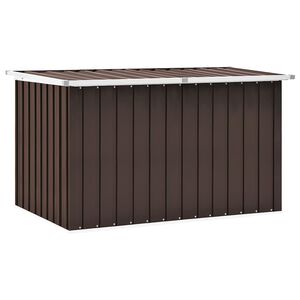 vidaXL Puutarhan varastoarkku ruskea 149x99x93 cm