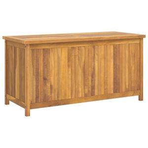 vidaXL Puutarhalaatikko 114x50x58 cm t&auml;ysi tiikki