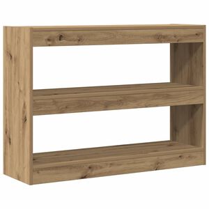 vidaXL Kirjahylly 2 tasoa 100 x 30 x 72 cm Tekninen puu