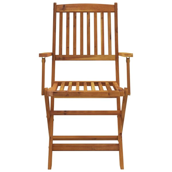 vidaXL 7-osainen kokoontaitettava puutarharuokailuryhm&auml; akaasiapuu