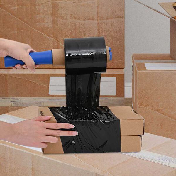 vidaXL Stretch Films 10 kpl musta 23 &micro;m 10 cm x 300 m