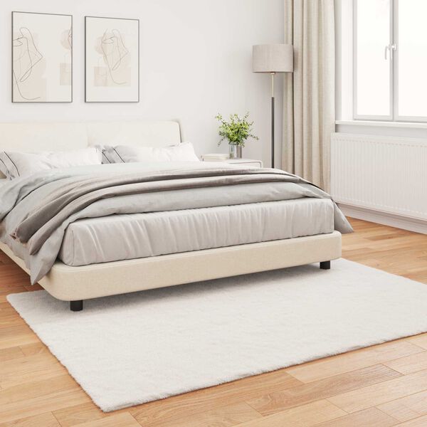 vidaXL Keinotekoinen Kanin Turkis Matto Olite Kerma 140 x 200 cm