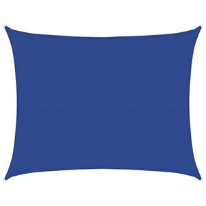 vidaXL Aurinkopurje 160 g/m&sup2; suorakaide sininen 6x8 m HDPE