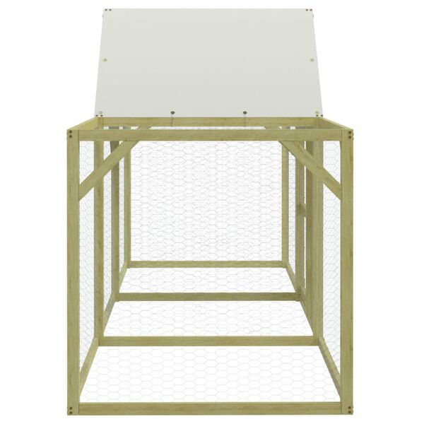 vidaXL Kanankoppi 300x100x150 cm kyllästetty täysi mänty