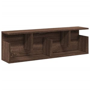 vidaXL Sein&auml;kaappi 100x20x30 cm ruskea tammi tekninen puu