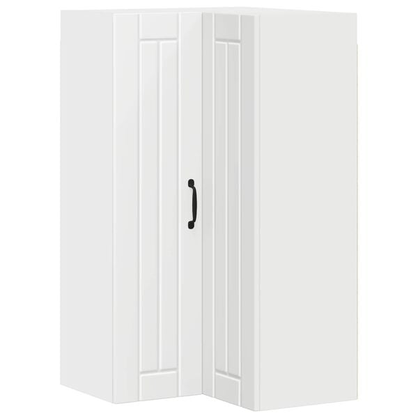 vidaXL Keitti&ouml;kaappi Lucca valkoinen 57 x 57 x 100 cm Tekninen puu