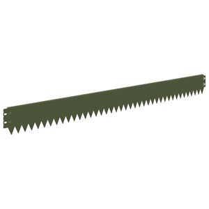 vidaXL Nurmireunus 30 kpl 103 x 10 cm Ter&auml;s Oliivinvihre&auml;