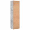 vidaXL Kirjahylly betoninharmaa 40x30x152 cm tekninen puu