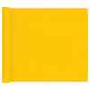 vidaXL Parvekkeen Verho Keltainen 100 x 300 cm Oxford-kangas